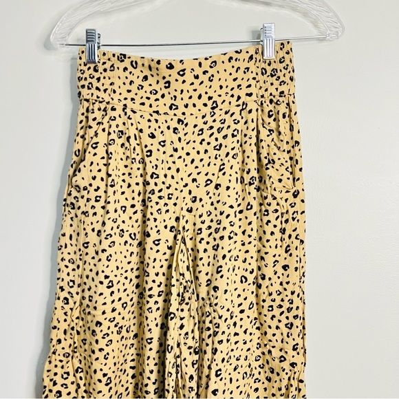 aritzia sunday best sullivan pant leopard print size xs - Picture 3 of 8